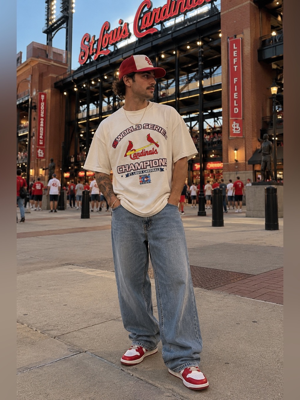 Vintage 2006 St. Louis Cardinals World Series Campionship Tee